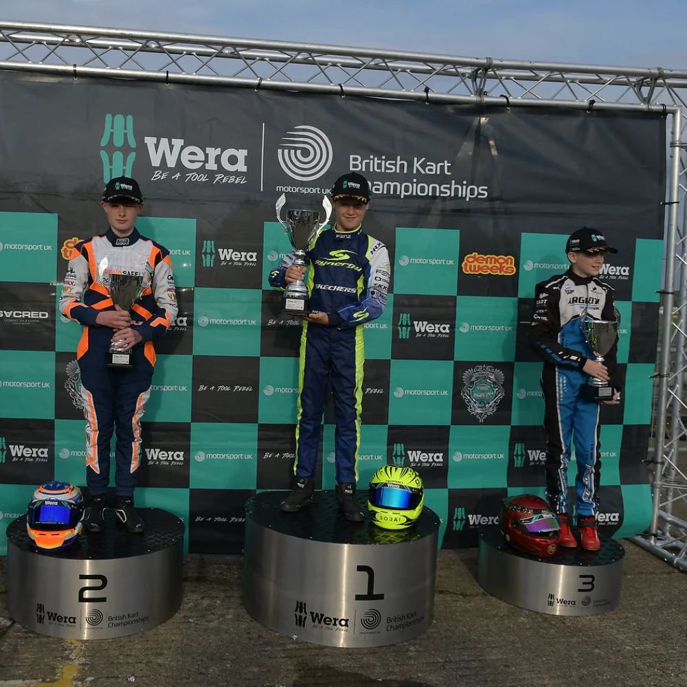 British Championship podium
